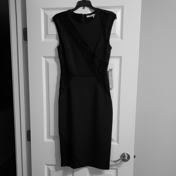 Black Dress with Lace by Rachel Roy - Picture 1 of 4